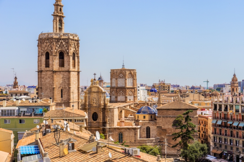 Valencia Cathedral and Miguelete Tower