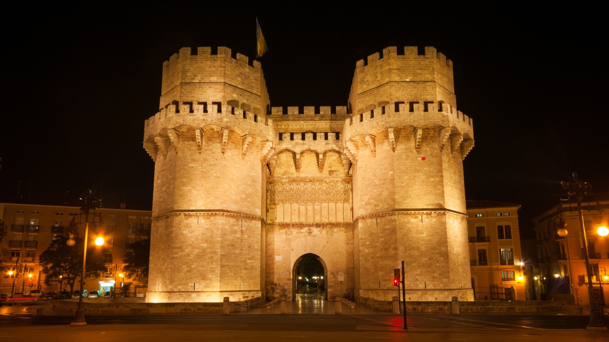 The Serranos Towers in Valencia